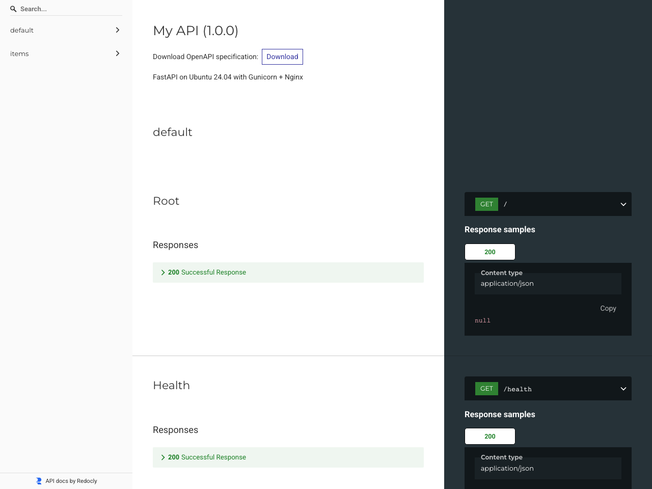 FastAPI ReDoc(/redoc)— 見やすいAPIドキュメント(Playwright 実撮影)