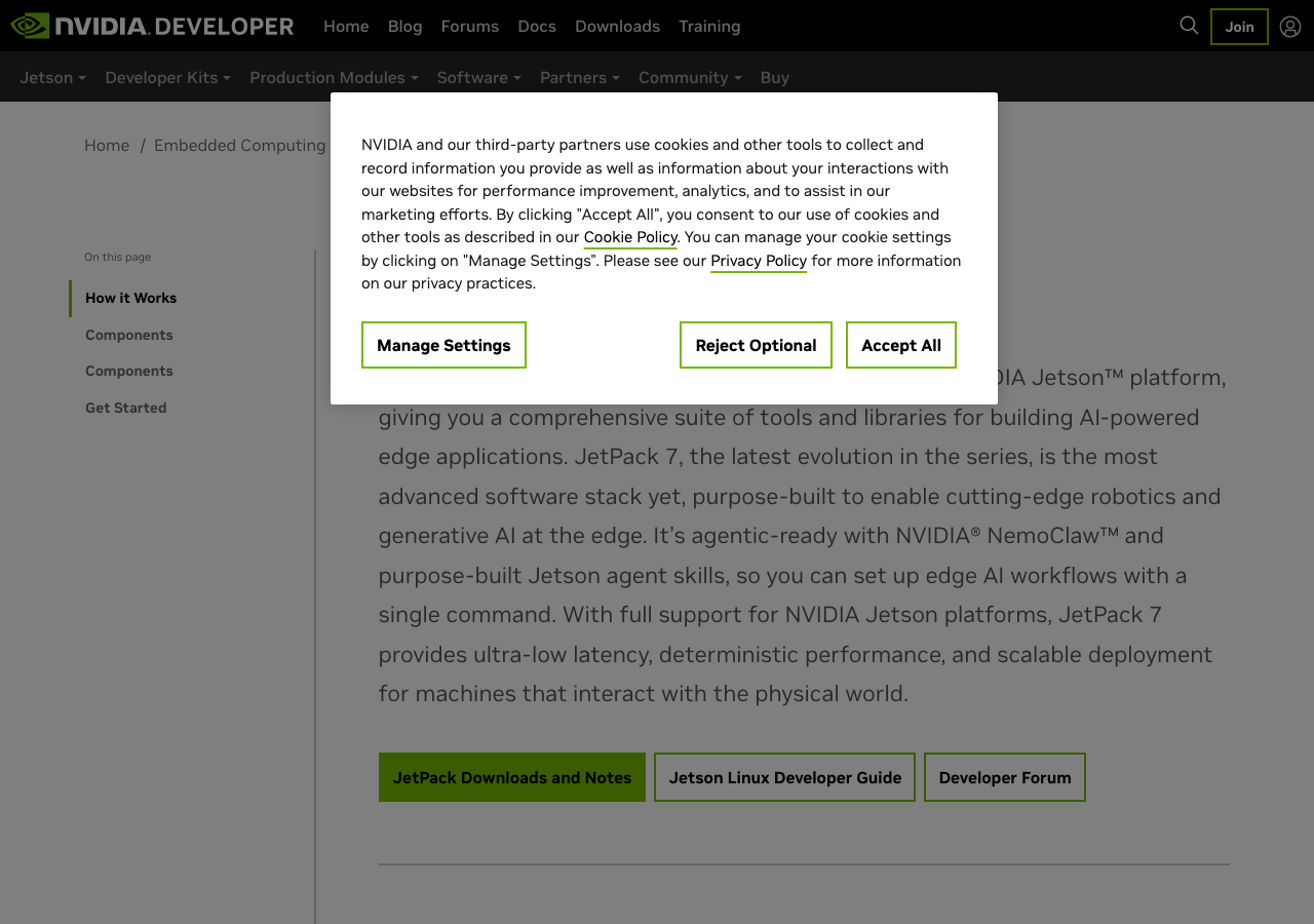 NVIDIA JetPack SDK 公式ページ（2026-06-13 撮影）