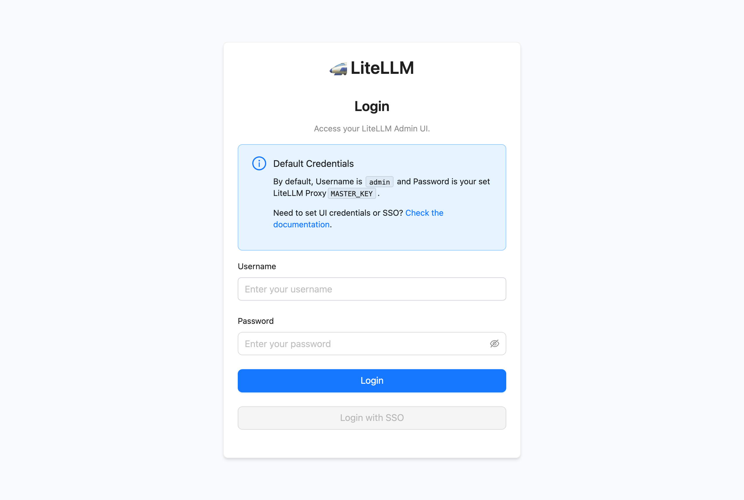 LiteLLM Admin UI のログイン画面(/ui をPlaywrightで実撮影)