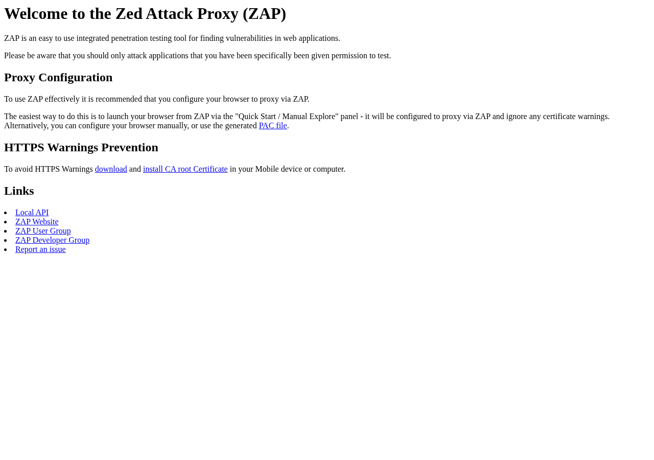 ZAP API トップページ（実撮影 / ZAP 2.17.0）