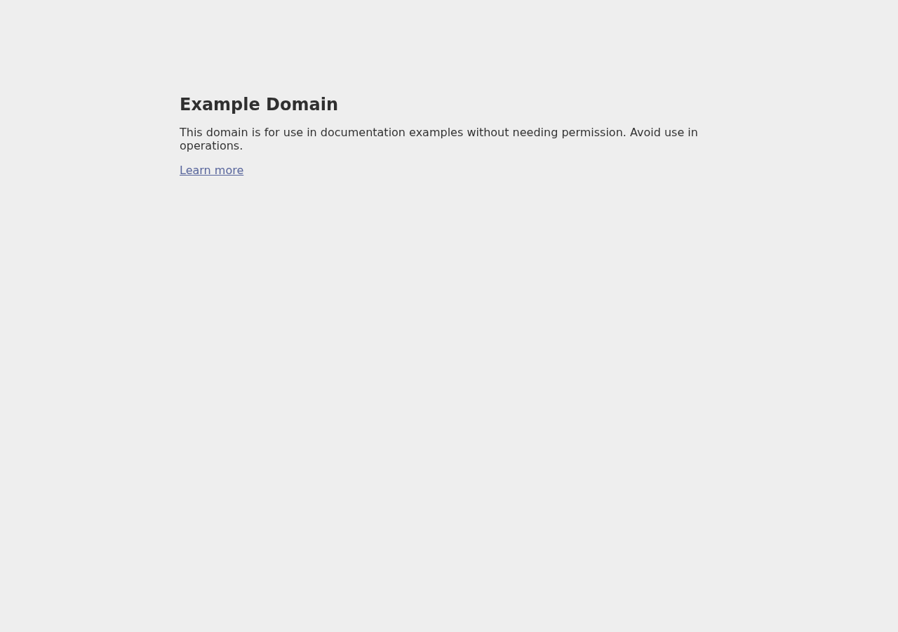 Puppeteer が撮影した example.com のスクリーンショット