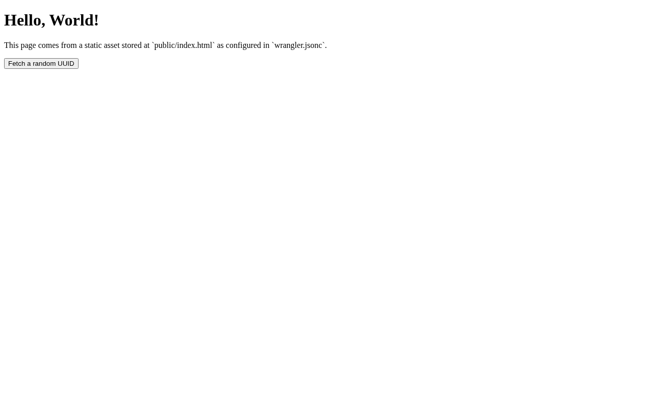 wrangler dev ローカル開発サーバー(localhost:8787 のルートページ・実撮影)